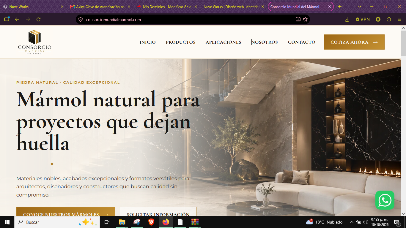 Vista previa de Consorcio Mundial del Mármol